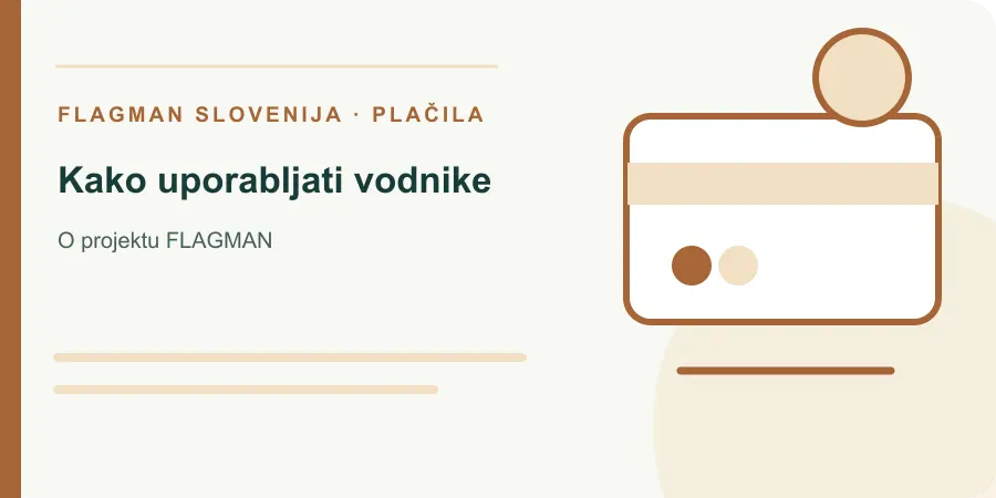 Ilustracija: kako uporabljati vodnike za O projektu FLAGMAN