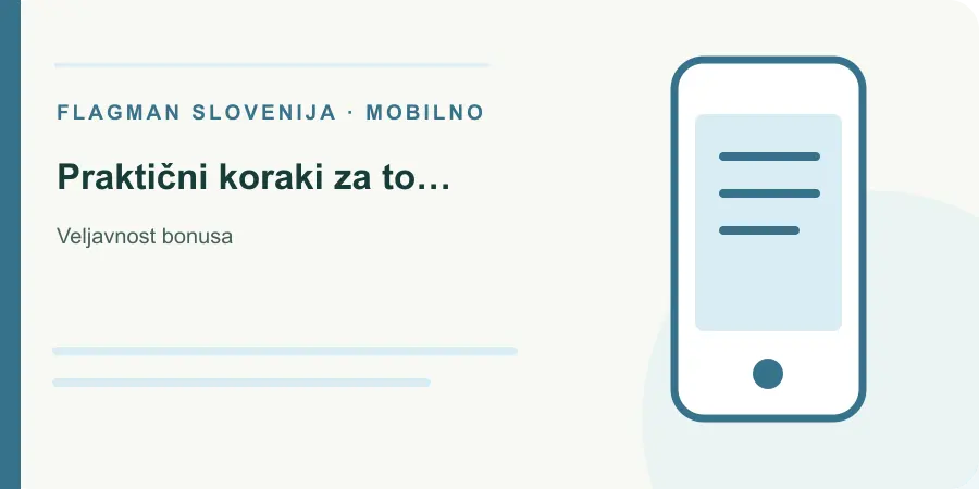 Ilustracija: praktični koraki za to temo za Veljavnost bonusa