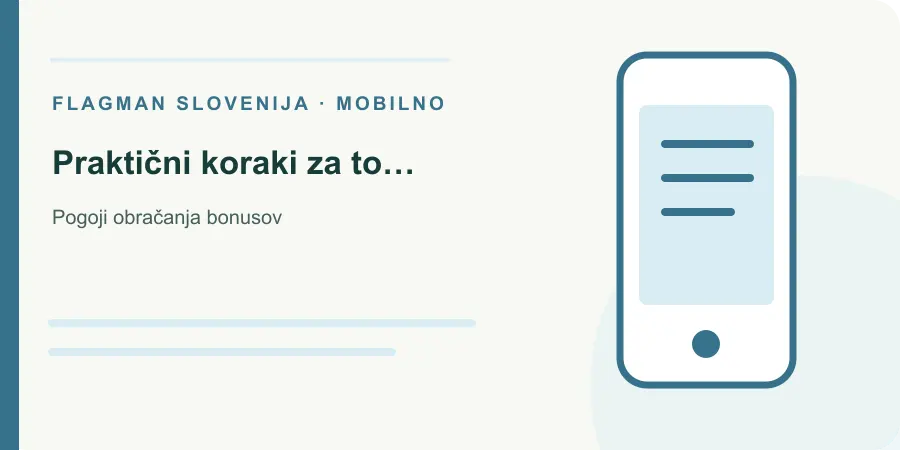 Ilustracija: praktični koraki za to temo za Pogoji obračanja bonusov