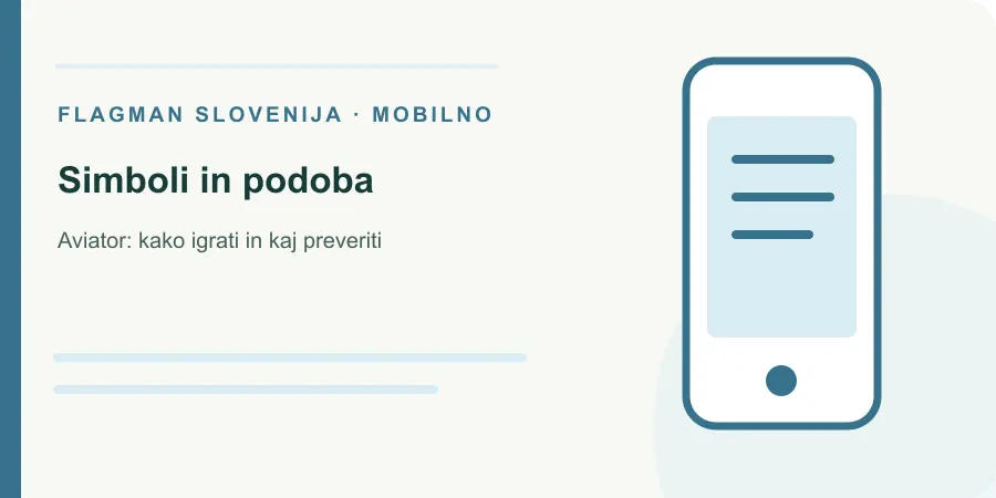 Ilustracija: simboli in podoba za Aviator: kako igrati in kaj preveriti