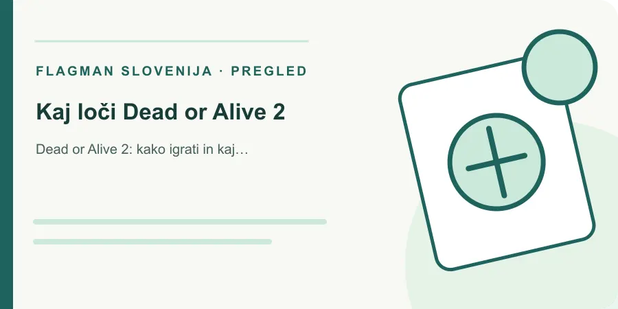 Ilustracija: kaj loči dead or alive 2 za Dead or Alive 2: kako igrati in kaj preveriti