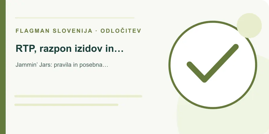 Ilustracija: rtp, razpon izidov in proračun za Jammin’ Jars: pravila in posebna funkcija