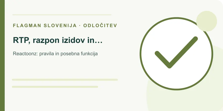 Ilustracija: rtp, razpon izidov in proračun za Reactoonz: pravila in posebna funkcija