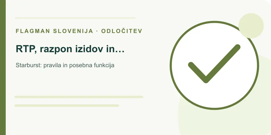 Ilustracija: rtp, razpon izidov in proračun za Starburst: pravila in posebna funkcija