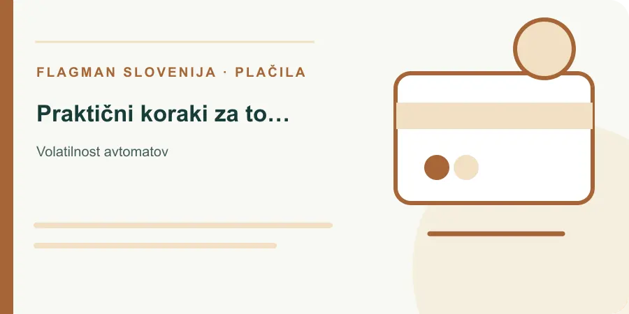 Ilustracija: praktični koraki za to temo za Volatilnost avtomatov