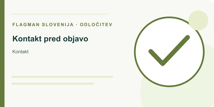 Ilustracija: kontakt pred objavo za Kontakt