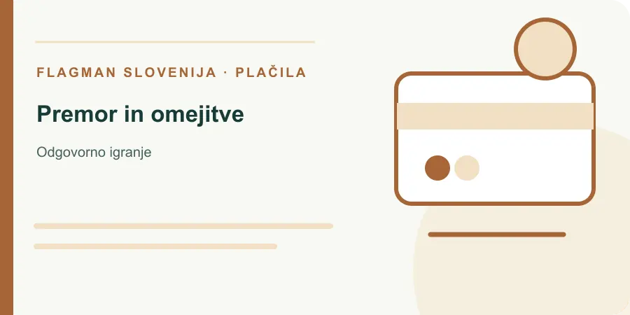 Ilustracija: premor in omejitve za Odgovorno igranje