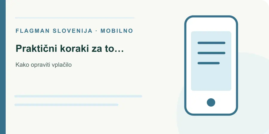 Ilustracija: praktični koraki za to temo za Kako opraviti vplačilo
