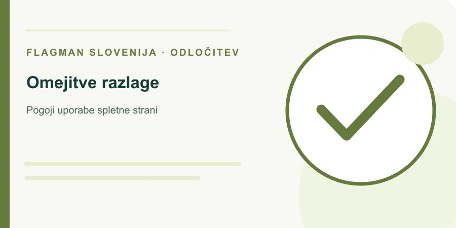 Ilustracija: omejitve razlage za Pogoji uporabe spletne strani